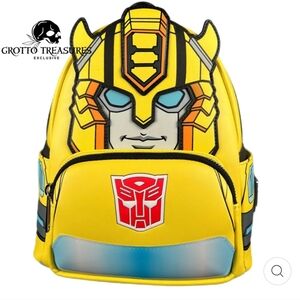 Brand New Transformers Bumblebee Loungefly Mini Backpack
